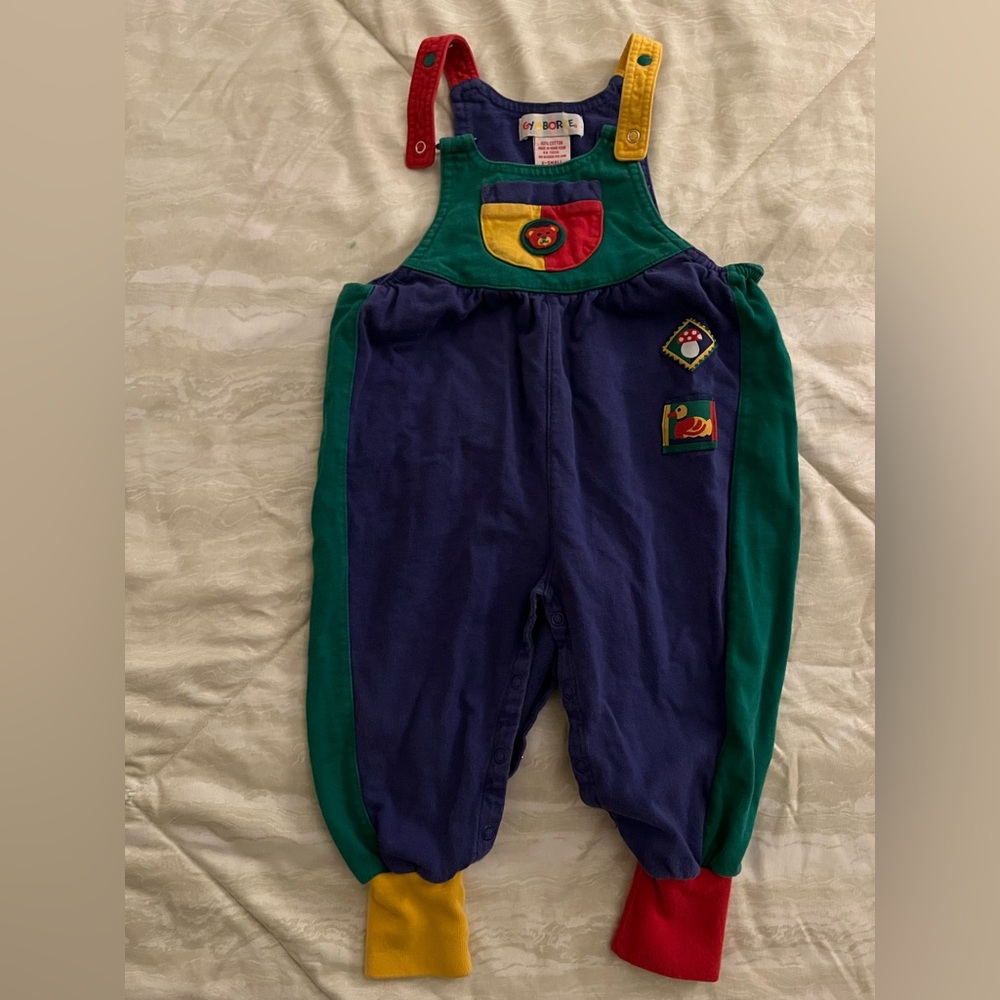 Vintage Gymboree Colorblock Jumpsuit